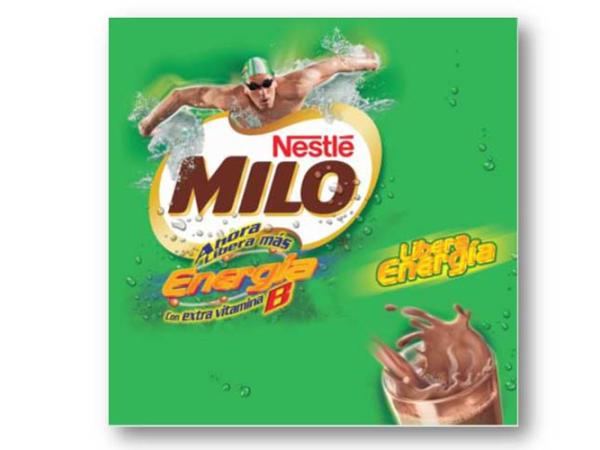 Para promocionar la incorporación de extra vitamina B a Milo, la marca invitaba a liberar más energía a través del deporte.