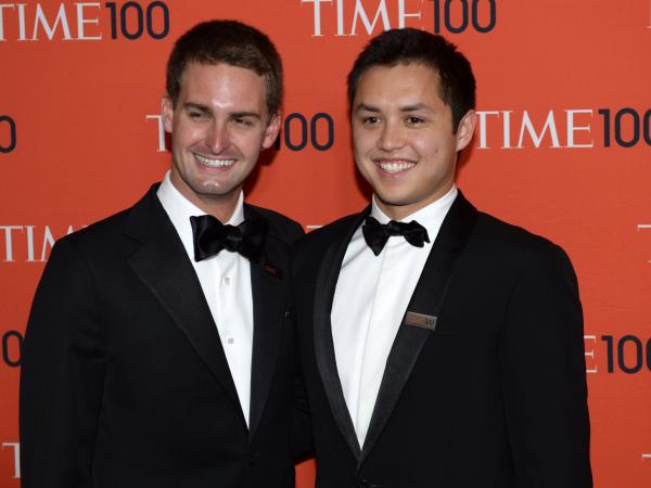 Evan Spiegel, Bobby Murphy fueron los fundadores de la aplicación en 2011.