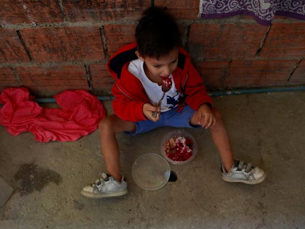 Desnutrición de niños en Venezuela