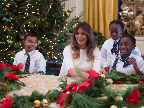 Decoración de navidad de la Casa Blanca