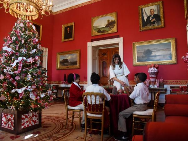 Decoración de navidad de la Casa Blanca