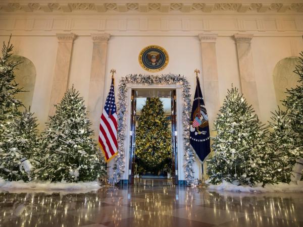 Decoración de navidad de la Casa Blanca