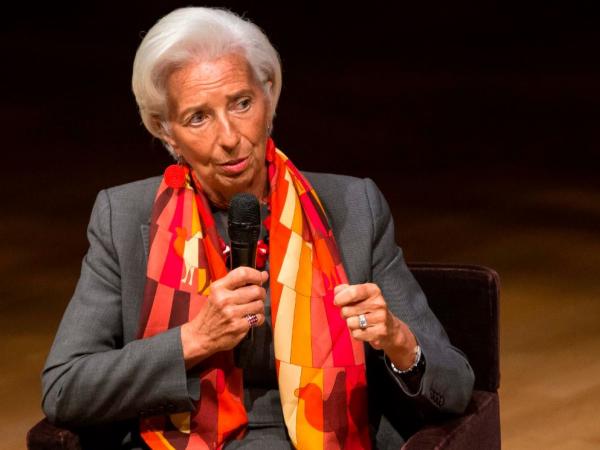 La directora gerente del FMI, Christine Lagarde.