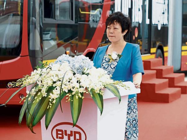 Stella Li, presidenta de BYD para Norte, Centro y Sur América.