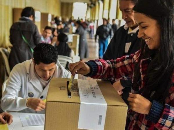 Conteo de votos en Colombia