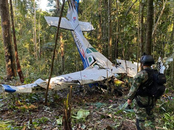 Avioneta accidentada