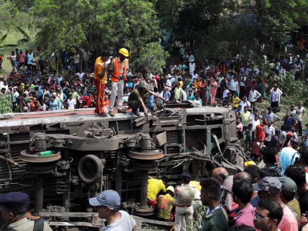 Accidente de tren en India