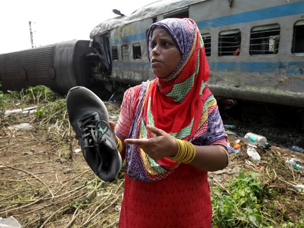 Accidente de tren en India