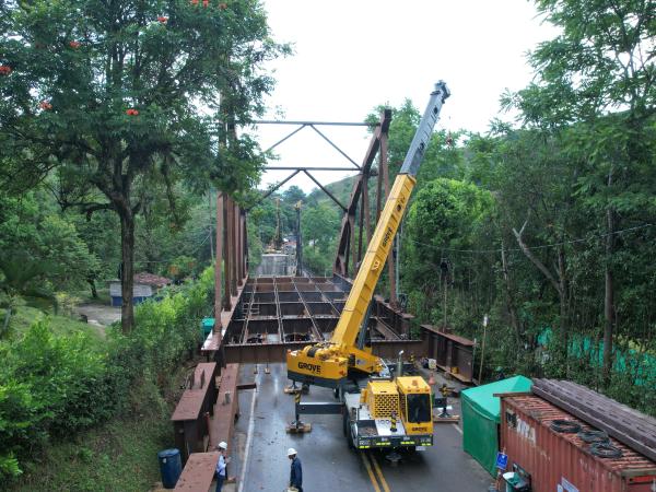 Obras del Puente El Alambrado