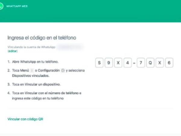 Instrucciones WhatsApp Web