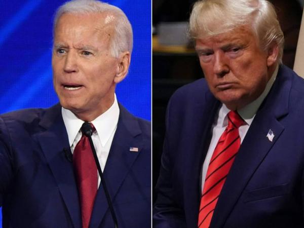 Presidente Joe Biden y expresidente Donald Trump