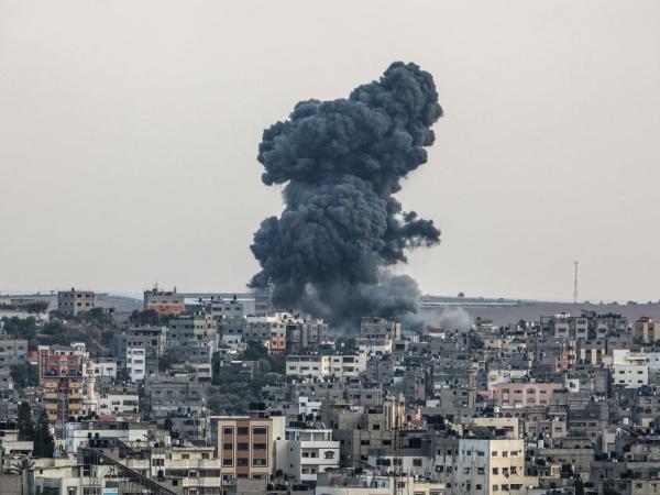 Bombardeo en Gaza