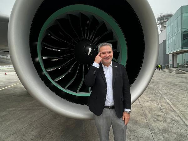 Estuardo  Ortiz, CEO de la aerolínea JetSmart