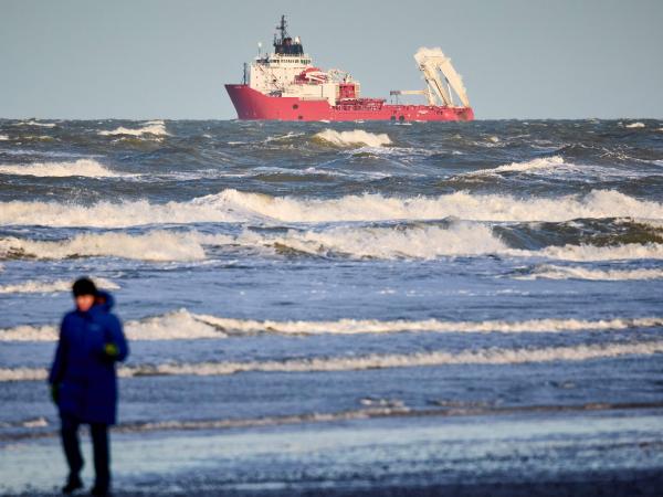 Barco de Maersk, luego de ser atacado