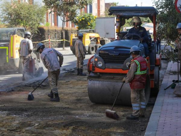 Obras en las vías de Bogotá