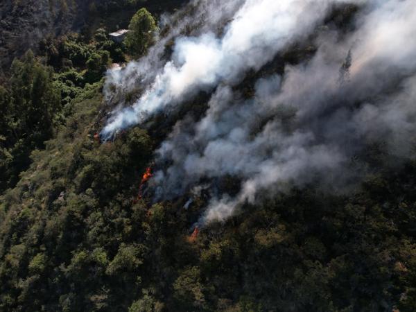 Incendio en Nemocón