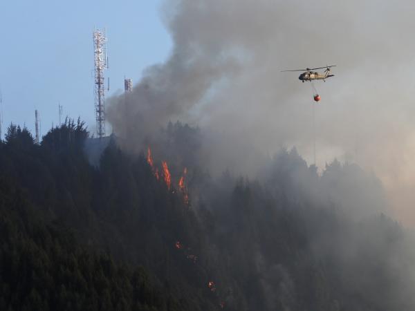 Incendio en Bogotá