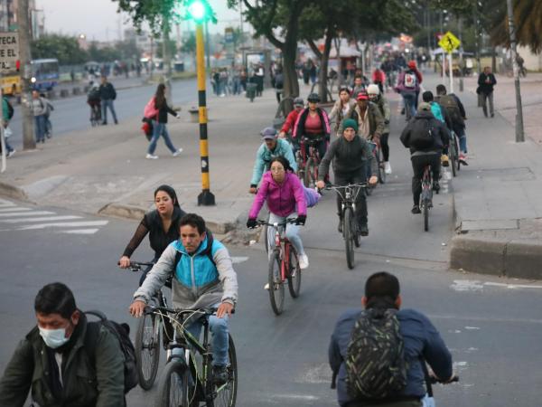 Día sin carro ni moto en Bogotá