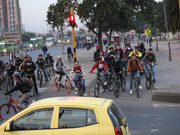 Día sin carro ni moto en Bogotá