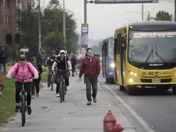 Día sin carro ni moto en Bogotá