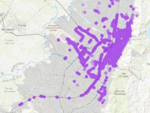 Zonas con 5G en Bogotá