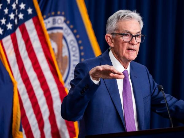 Jerome Powell, presidente de la Fed