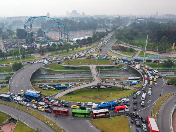 Movilidad en alrededores del Simón Bolívar