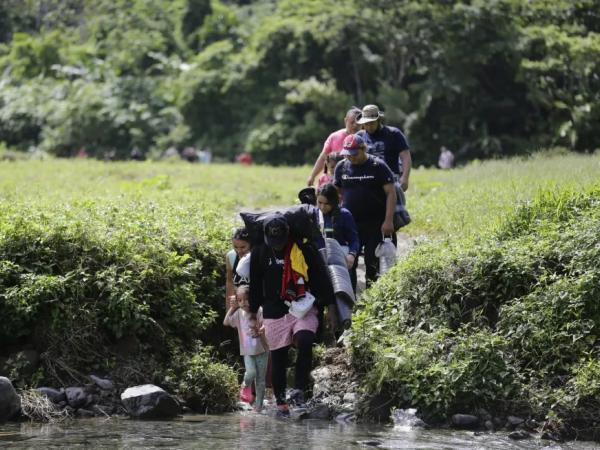 Migrantes en la Selva del Darien