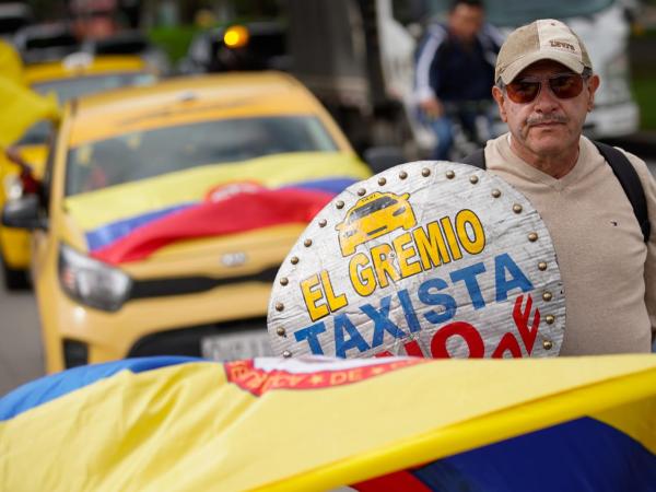 Protesta de taxistas