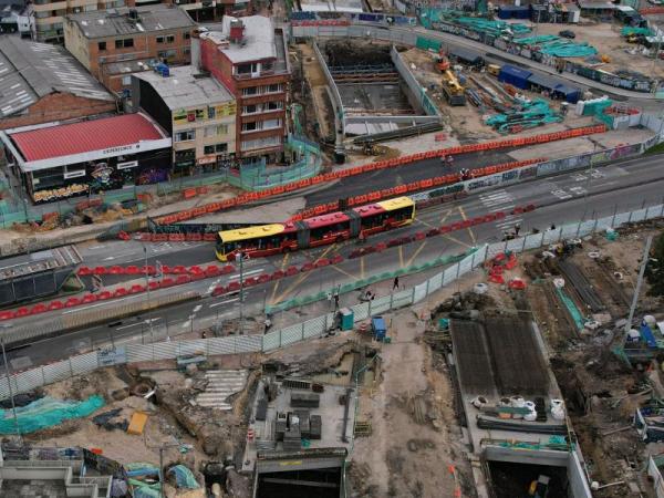 Obras del Metro de Bogotá