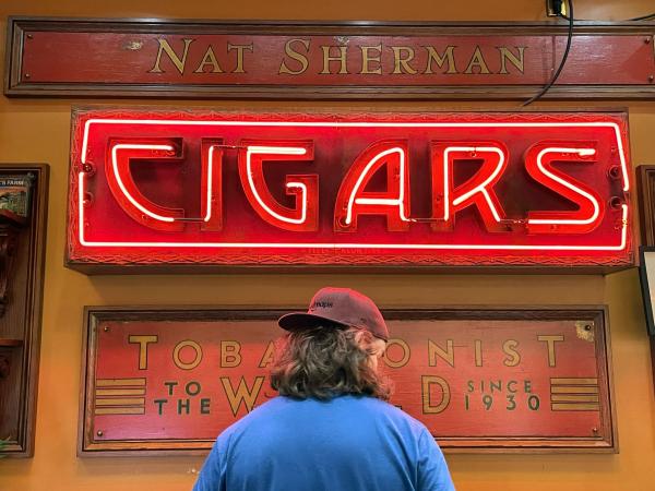 Tienda de venta de tabacos en Nueva York