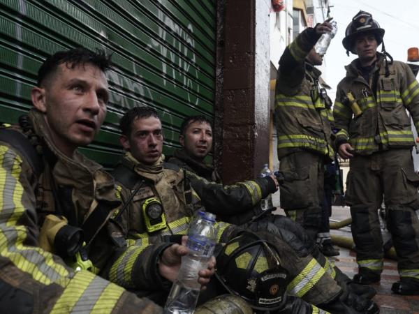 Incendio en San Victorino