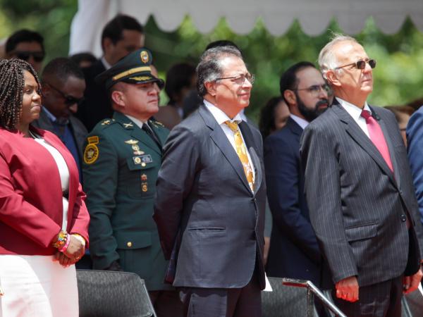 Presidente Gustavo Petro en la celebración del aniversario de la Batalla de Boyacá