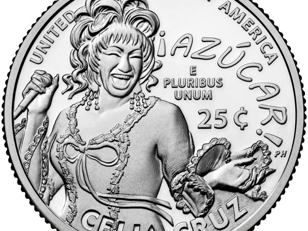 Moneda de 25 centavos en honor a Celia Cruz