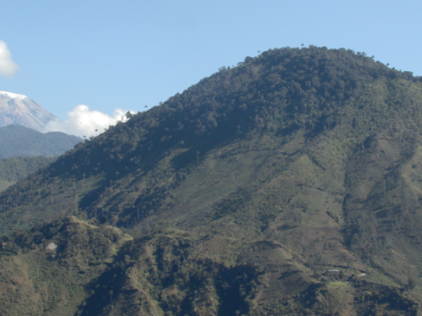 Volcán Cerro Machín, ubicado en el departamento del Tolima.