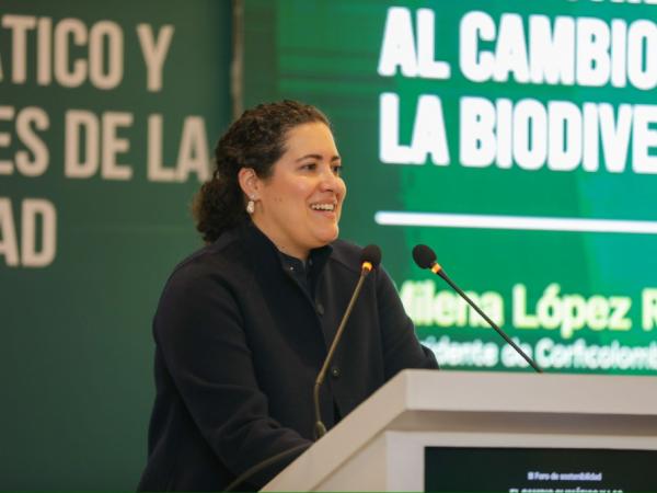 Milena López, presidenta de Corficolombiana