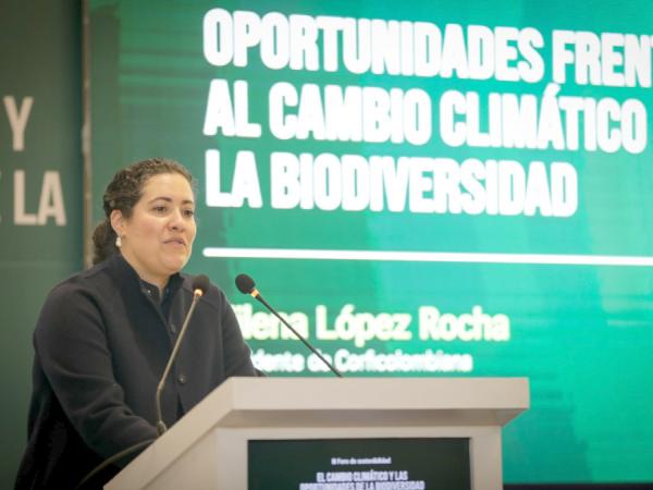 Milena López, presidenta de Corficolombiana