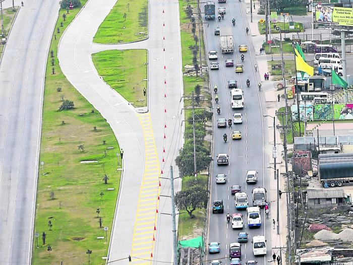 Autopista sur en Bogotá.