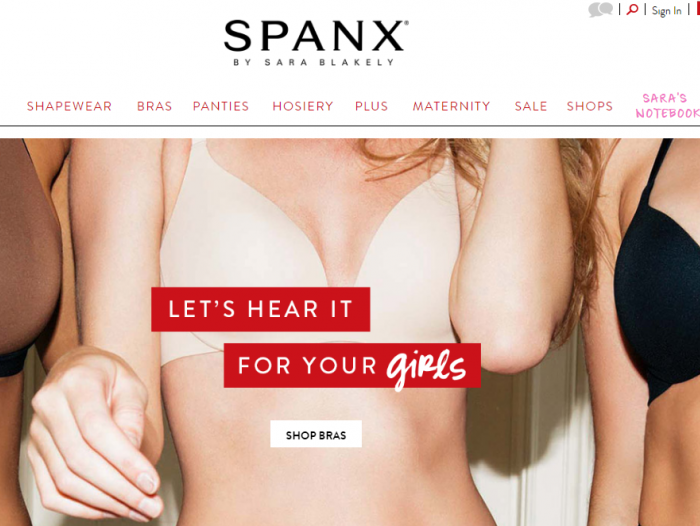 Sara Blakely creó la exitosa marca de ropa interior para intervenir la silueta femenina, Spanx. Esta alcanzó el billón de dólares en ventas en el año 2013.