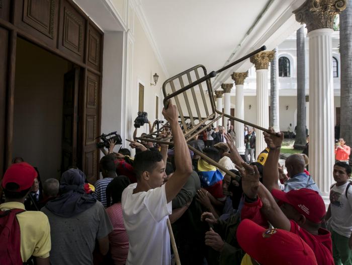 Ataque al Parlamento en Venezuela