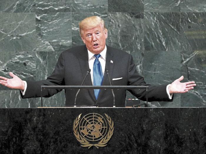 Donald Trump en la ONU