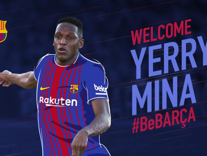 Yerry Mina llega al Barcelona