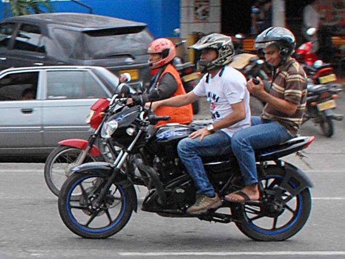 Parrilleros de motos