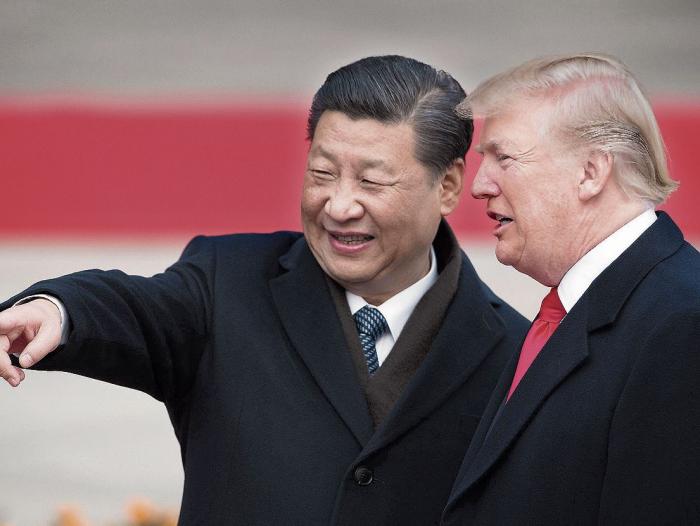 El presidente de China, Xi Jinping, y el de Estados Unidos, Donald Trump