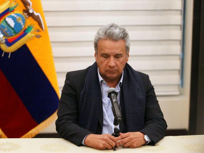 Lenín Moreno, presidente de Ecuador.