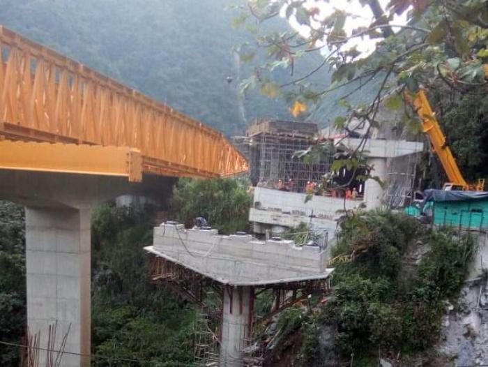 Caída de puente en vía Bogotá-Villavicencio