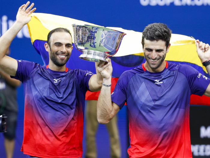 Juan Sebastian Cabal (Izq) y Robert Farah.