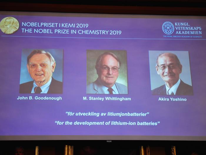 Premios nobel Química 2019