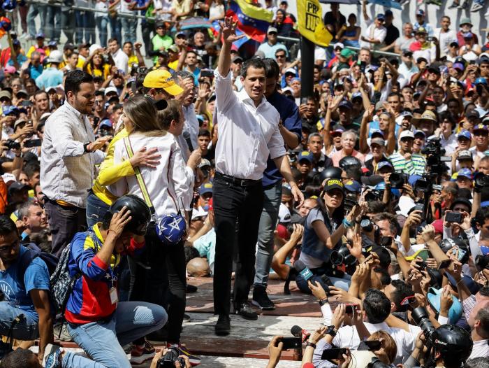 Guaidó en las protestas del sábado 16 noviembre 2019