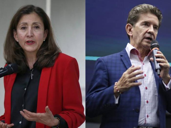 Ingrid Betancourt y Luis Pérez